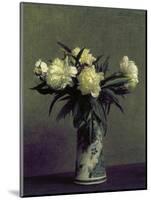 Fantin-Latour: Peonies, 1872-Henri Fantin-Latour-Mounted Giclee Print