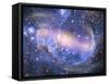 Far Away Spiral Galaxy.-Richter1910-Framed Stretched Canvas