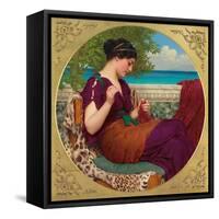 Far Away Thoughts, 1911-John William Godward-Framed Stretched Canvas