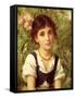 Far Away Thoughts-Sophie Anderson-Framed Stretched Canvas