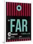 FAR Fargo Luggage Tag I-NaxArt-Framed Art Print