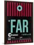 FAR Fargo Luggage Tag I-NaxArt-Framed Art Print