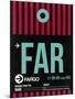 FAR Fargo Luggage Tag I-NaxArt-Mounted Art Print