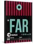 FAR Fargo Luggage Tag I-NaxArt-Stretched Canvas