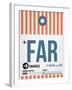 FAR Fargo Luggage Tag II-NaxArt-Framed Art Print