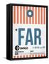 FAR Fargo Luggage Tag II-NaxArt-Framed Stretched Canvas