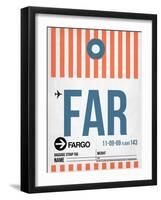 FAR Fargo Luggage Tag II-NaxArt-Framed Art Print
