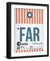 FAR Fargo Luggage Tag II-NaxArt-Framed Art Print