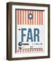 FAR Fargo Luggage Tag II-NaxArt-Framed Art Print