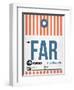 FAR Fargo Luggage Tag II-NaxArt-Framed Art Print