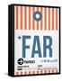 FAR Fargo Luggage Tag II-NaxArt-Framed Stretched Canvas