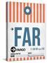 FAR Fargo Luggage Tag II-NaxArt-Stretched Canvas