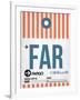 FAR Fargo Luggage Tag II-NaxArt-Framed Art Print