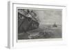 Far from Fog and Frost, Bluejackets Bathing from an Ironclad in the Mediterranean-Joseph Nash-Framed Giclee Print