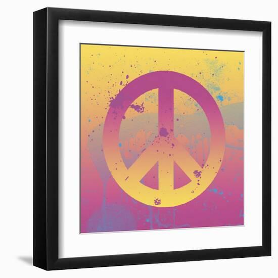 Far-out Peace-Erin Clark-Framed Giclee Print