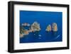 Faraglioni, Island of Capri, Campania, Italy, Europe-Neil Farrin-Framed Photographic Print