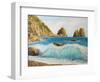 Faraglioni On Island Capri-kirilstanchev-Framed Art Print