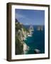 Faraglioni Rocks, Capri, Bay of Naples, Campania, Italy-Walter Bibikow-Framed Photographic Print