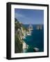 Faraglioni Rocks, Capri, Bay of Naples, Campania, Italy-Walter Bibikow-Framed Photographic Print