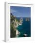 Faraglioni Rocks, Capri, Bay of Naples, Campania, Italy-Walter Bibikow-Framed Photographic Print