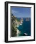 Faraglioni Rocks, Capri, Bay of Naples, Campania, Italy-Walter Bibikow-Framed Photographic Print