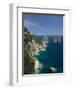 Faraglioni Rocks, Capri, Bay of Naples, Campania, Italy-Walter Bibikow-Framed Photographic Print