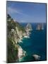 Faraglioni Rocks, Capri, Bay of Naples, Campania, Italy-Walter Bibikow-Mounted Photographic Print