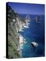 Faraglioni Rocks, Capri, Bay of Naples, Itlay-Gavin Hellier-Stretched Canvas