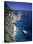 Faraglioni Rocks, Capri, Bay of Naples, Itlay-Gavin Hellier-Stretched Canvas