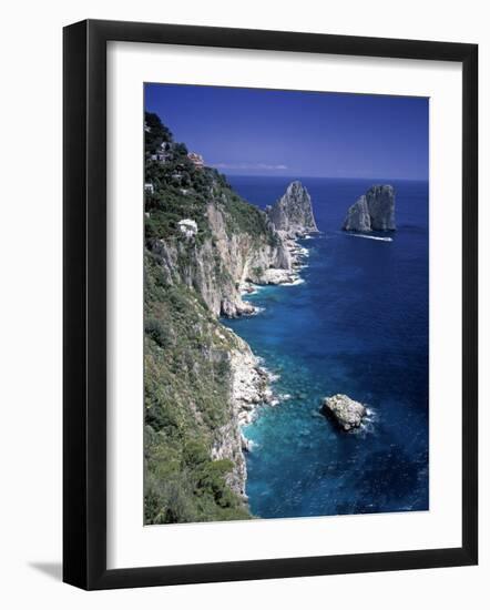 Faraglioni Rocks, Capri, Bay of Naples, Itlay-Gavin Hellier-Framed Photographic Print