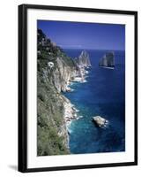 Faraglioni Rocks, Capri, Bay of Naples, Itlay-Gavin Hellier-Framed Photographic Print