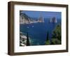 Faraglioni Rocks, Capri, Campania, Italy, Mediterranean-G Richardson-Framed Photographic Print