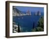 Faraglioni Rocks, Capri, Campania, Italy, Mediterranean-G Richardson-Framed Photographic Print