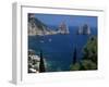 Faraglioni Rocks, Capri, Campania, Italy, Mediterranean-G Richardson-Framed Photographic Print