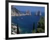 Faraglioni Rocks, Capri, Campania, Italy, Mediterranean-G Richardson-Framed Photographic Print