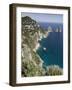 Faraglioni Rocks, Capri, Campania, Italy-Walter Bibikow-Framed Photographic Print