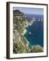 Faraglioni Rocks, Capri, Campania, Italy-Walter Bibikow-Framed Photographic Print