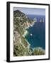 Faraglioni Rocks, Capri, Campania, Italy-Walter Bibikow-Framed Photographic Print