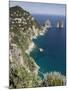 Faraglioni Rocks, Capri, Campania, Italy-Walter Bibikow-Mounted Photographic Print