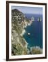 Faraglioni Rocks, Capri, Campania, Italy-Walter Bibikow-Framed Photographic Print