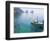 Faraglioni Rocks from Marina Piccola, Island of Capri, Campania, Italy, Mediterranean-G Richardson-Framed Photographic Print