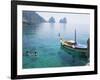 Faraglioni Rocks from Marina Piccola, Island of Capri, Campania, Italy, Mediterranean-G Richardson-Framed Photographic Print