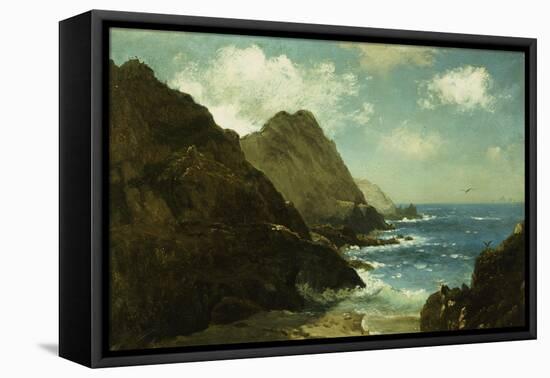 Farallon Islands-Albert Bierstadt-Framed Stretched Canvas