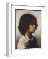 Faraway Thoughts-Alexei Alexeiewitsch Harlamoff-Framed Giclee Print