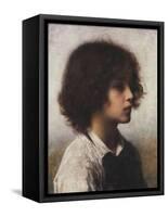 Faraway Thoughts-Alexei Alexeiewitsch Harlamoff-Framed Stretched Canvas