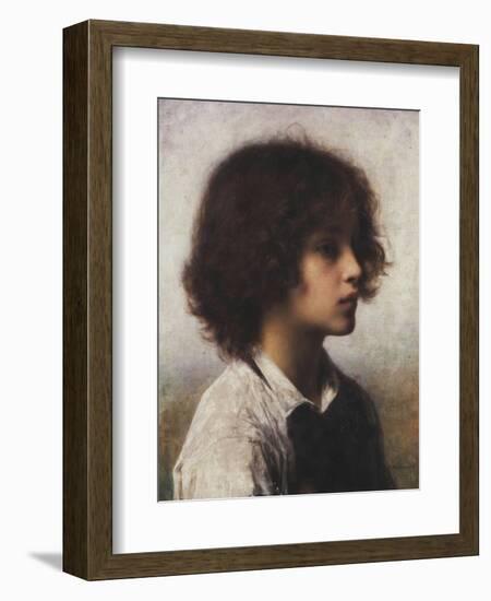 Faraway Thoughts-Alexei Alexeiewitsch Harlamoff-Framed Premium Giclee Print