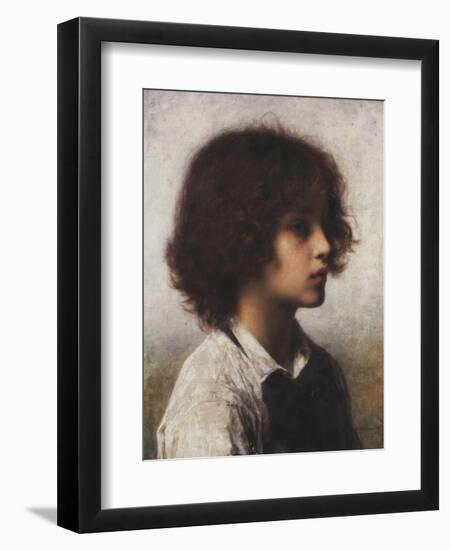 Faraway Thoughts-Alexei Alexeiewitsch Harlamoff-Framed Premium Giclee Print