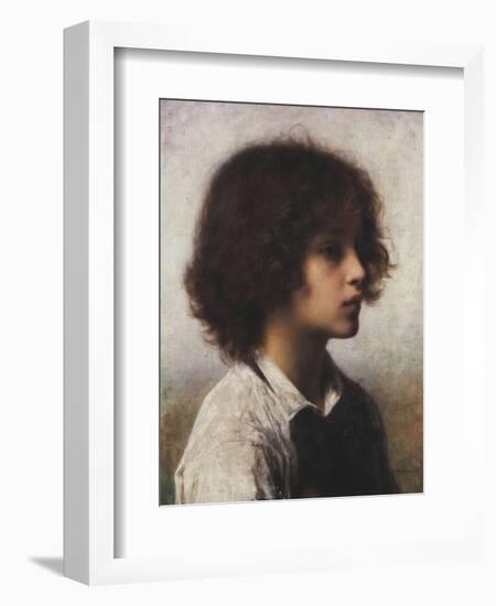 Faraway Thoughts-Alexei Alexeiewitsch Harlamoff-Framed Premium Giclee Print