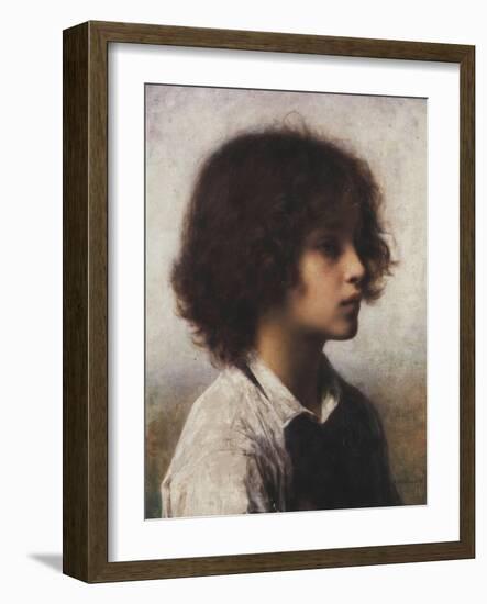 Faraway Thoughts-Alexei Alexeiewitsch Harlamoff-Framed Giclee Print