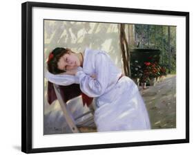 Faraway Thoughts-Carl Pippich-Framed Giclee Print